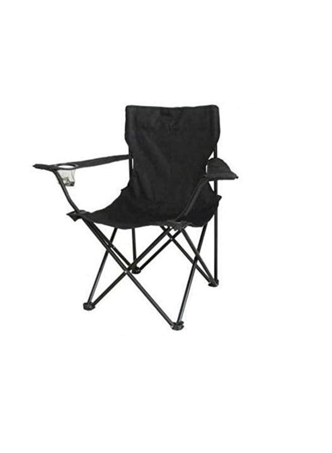 Foldable Beach And Garden Chair 49x49x80 cm Black