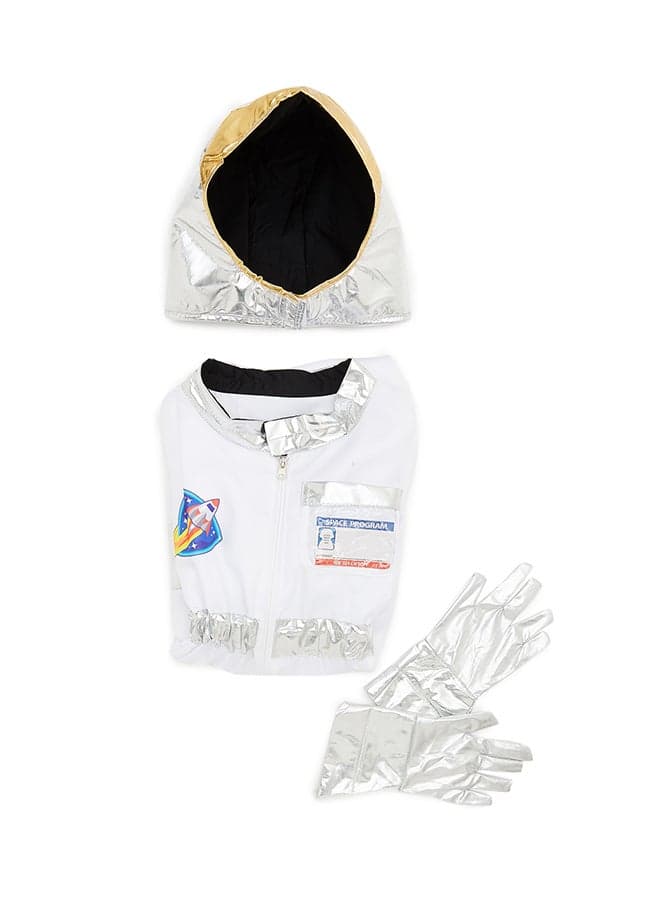 Baby Beautifully Designed Astronaut Costume Set Suitable For Kids Silver