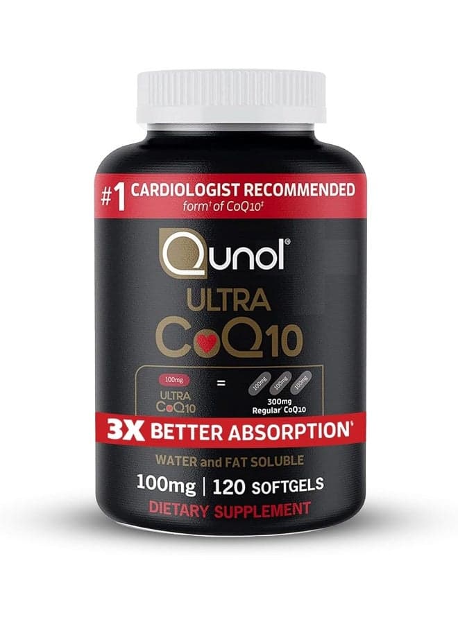 Ultra CoQ10, 3x Better Absorption, 120 Softgels Packaging May Vary