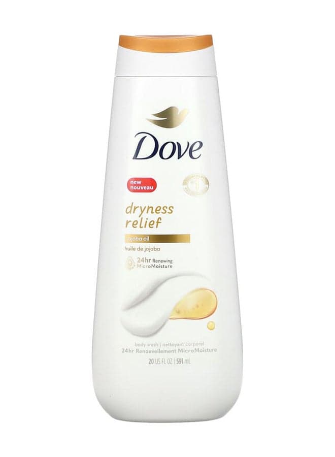 2-Piece Dry Oil Moisture Body Wash 650ml