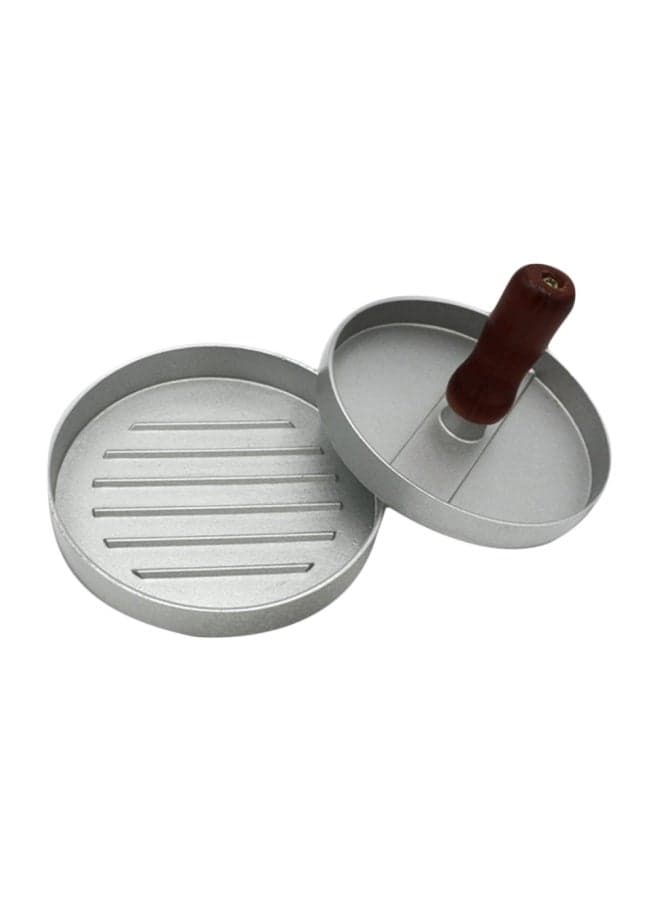 Aluminum Patty Maker Silver