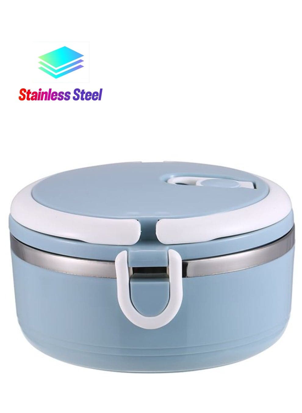 Single Layer Insulated Bento Lunch Box Blue
