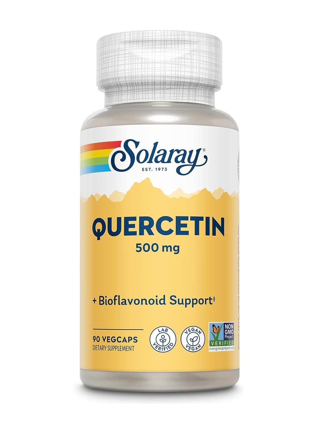 Quercetin Dietary Supplement (500 Mg) - 90 VegCaps