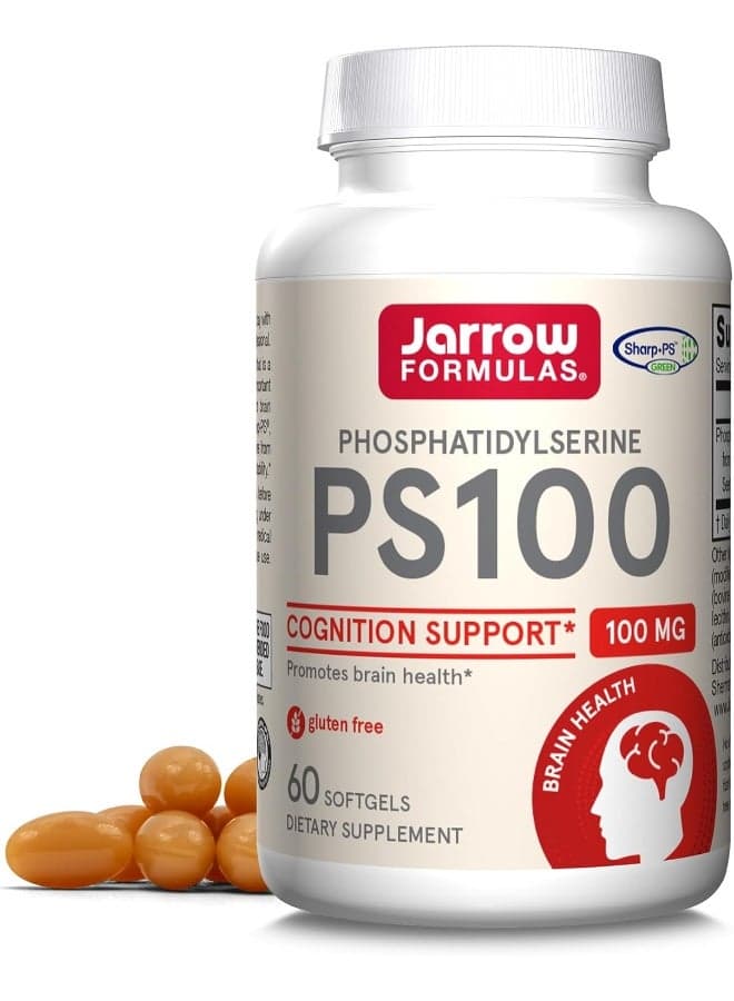 Ps100 Phosphatidylserine 100 Mg 60 Softgels Packaging May Vary