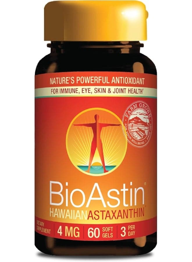 BioAstin, Hawaiian Astaxanthin, 60 Soft Gels