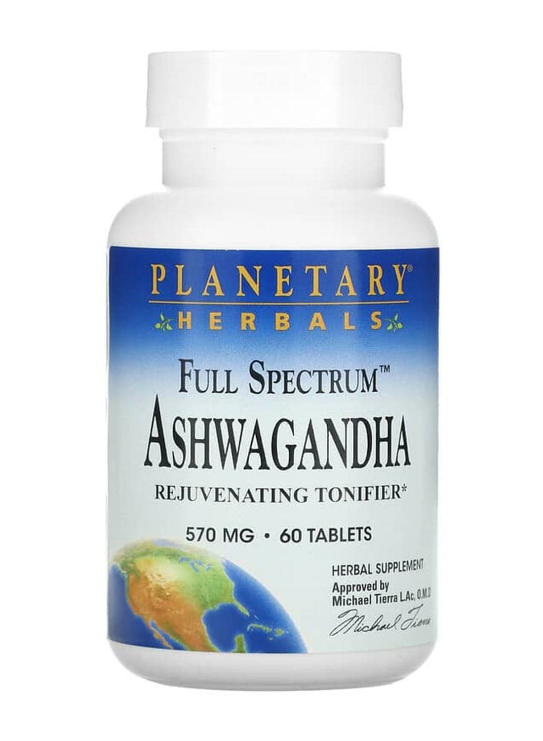 Full Spectrum Ashwagandha Rejuvenating Tonifier 570 Mg 60 Tablets