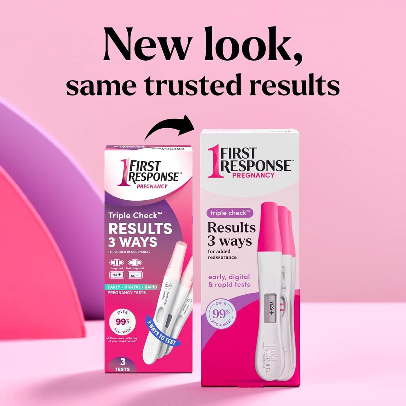 Triple Check Pregnancy Test Kit - 3 Count