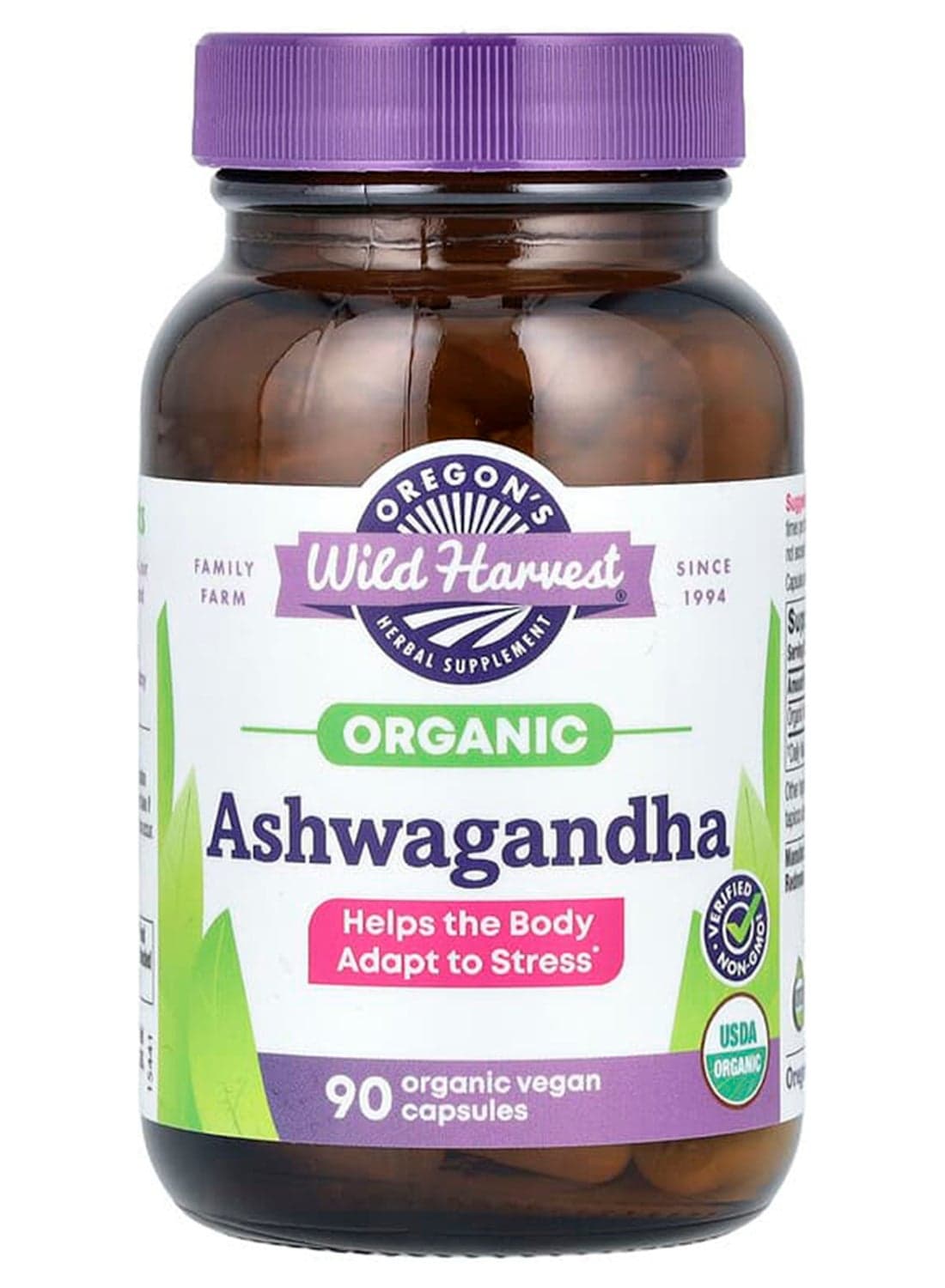 Ashwagandha Dietary Supplement 1200mg - 90 Capsules