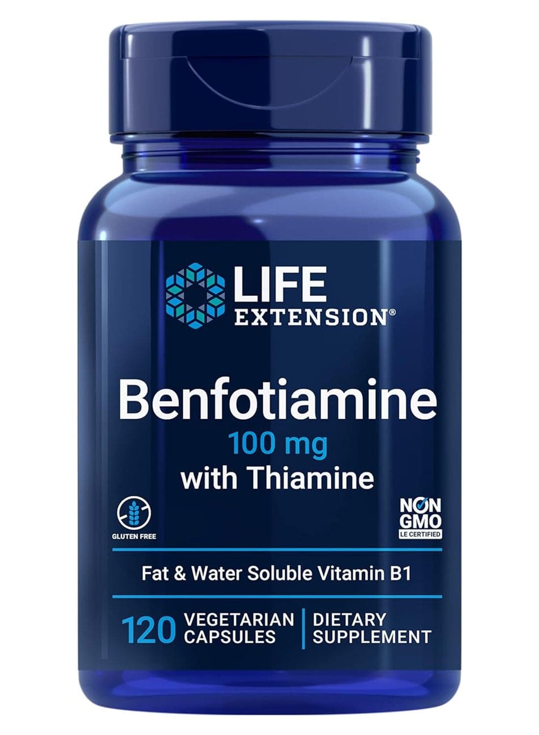 Benfotiamine Capsules With Thiamine - 120 Caplets