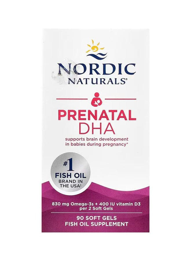 Prenatal Dha Dietary Supplement - 90 Soft Gels