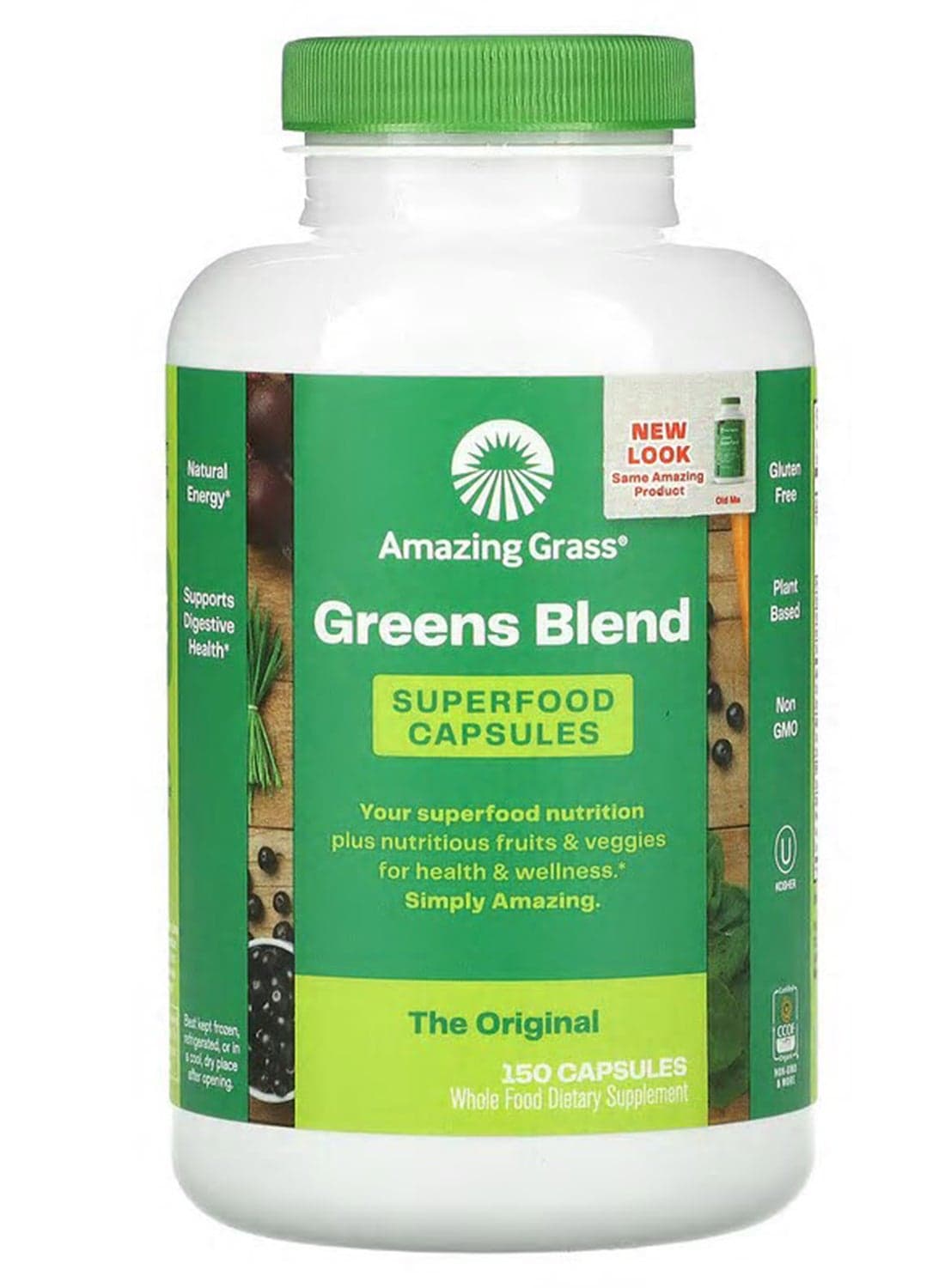 Green Superfood Food - 150 Capsules