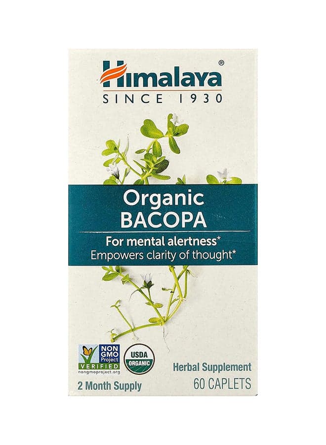 Organic Bacopa, 30 Caplets