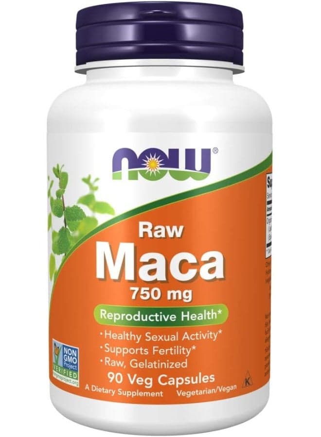 Raw Maca 750mg - 90 Veg Capsules