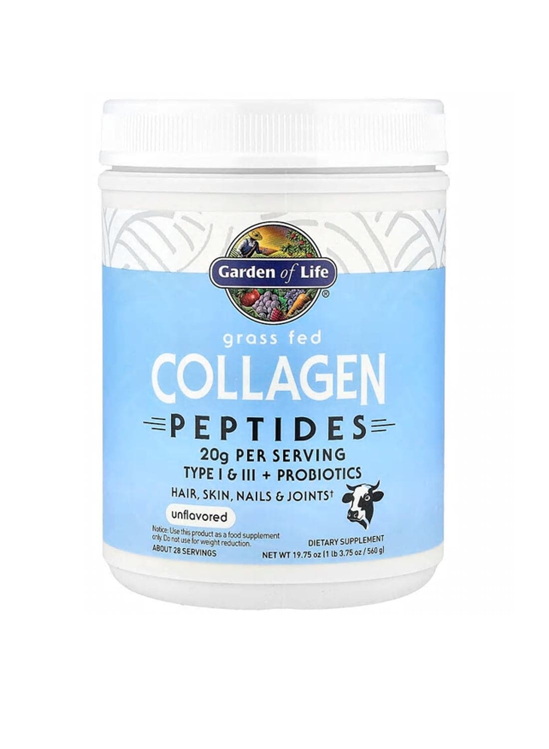 Grass Fed Collagen Peptides Powder