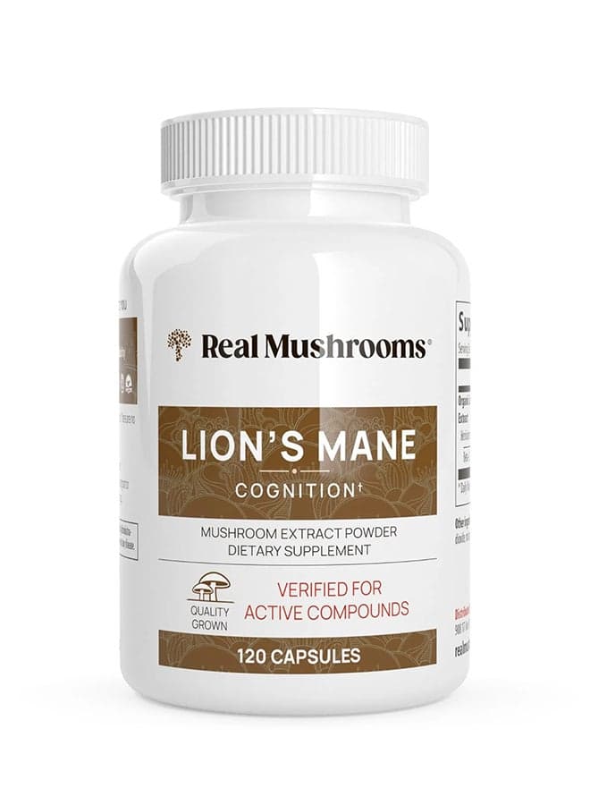 Lions Mane Cognition Dietary Supplement - 120 capsules