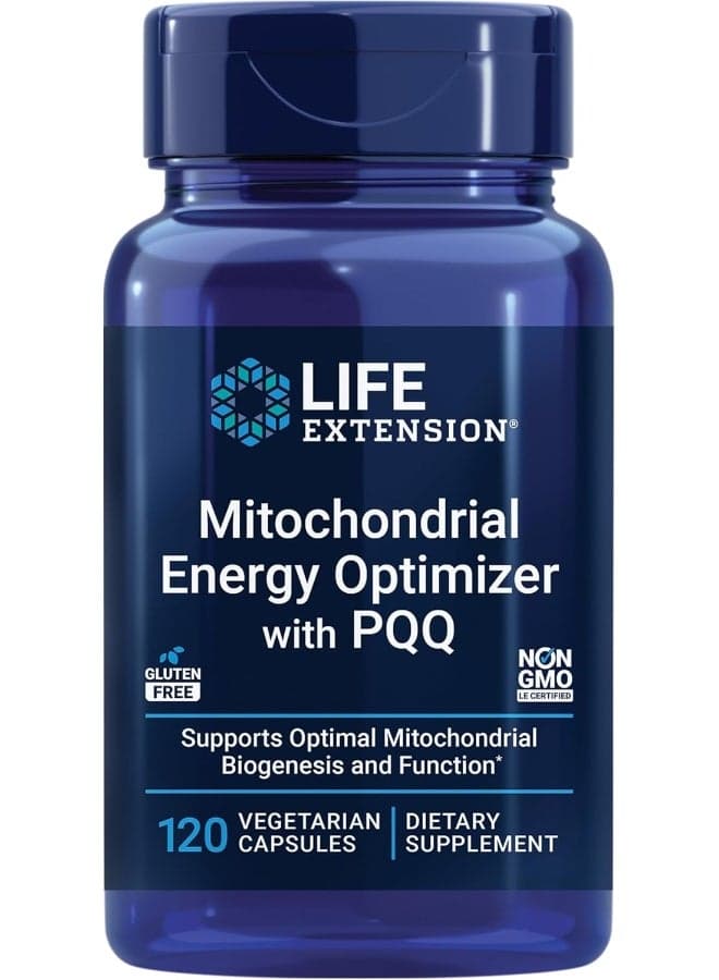 Mitochondrial Energy Optizmer And PPQ Dietary Supplement - 120 Vegetarian Capsules