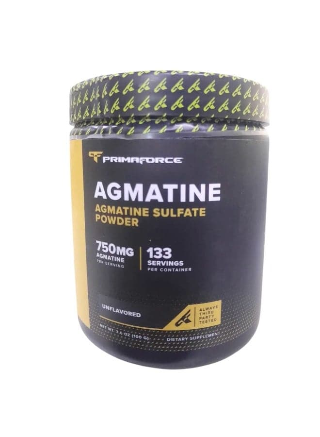 Agmatine Sulfate Powder Unflavored 3.5 Oz