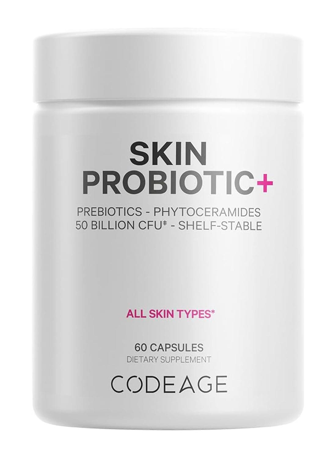 Skin Probiotics Plus Dietary Supplement - 60 Capsules
