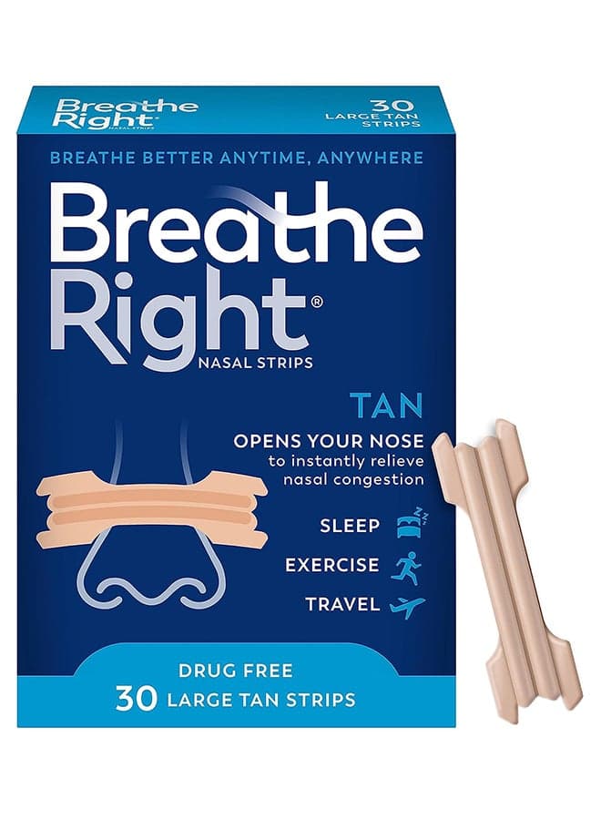 Nasal Strips - Original Tan Large - 30 Strips
