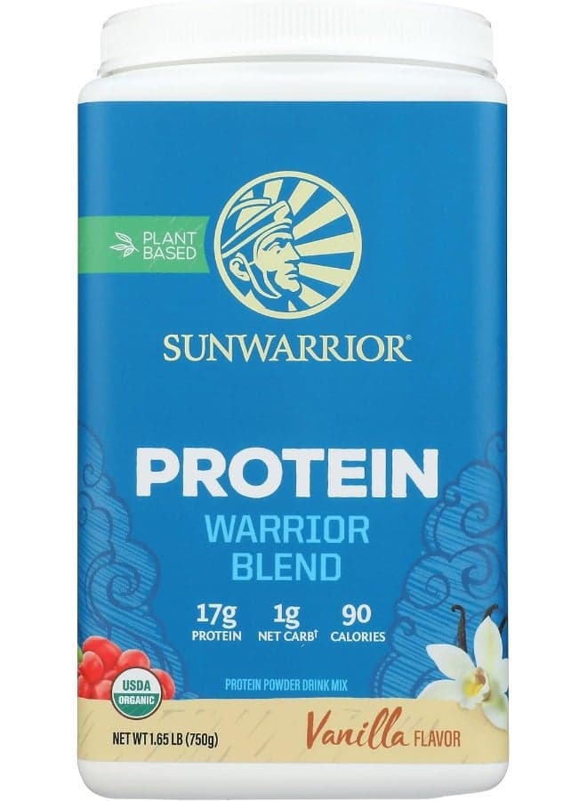 Warrior Blend, Protein, Vanilla, 1.65 lb (750 g)