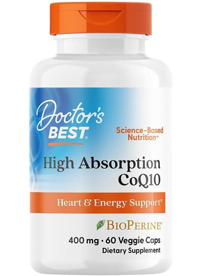 High Absorption Coq10 With Bioperineâ® 400 Mg 60 Veggie Caps