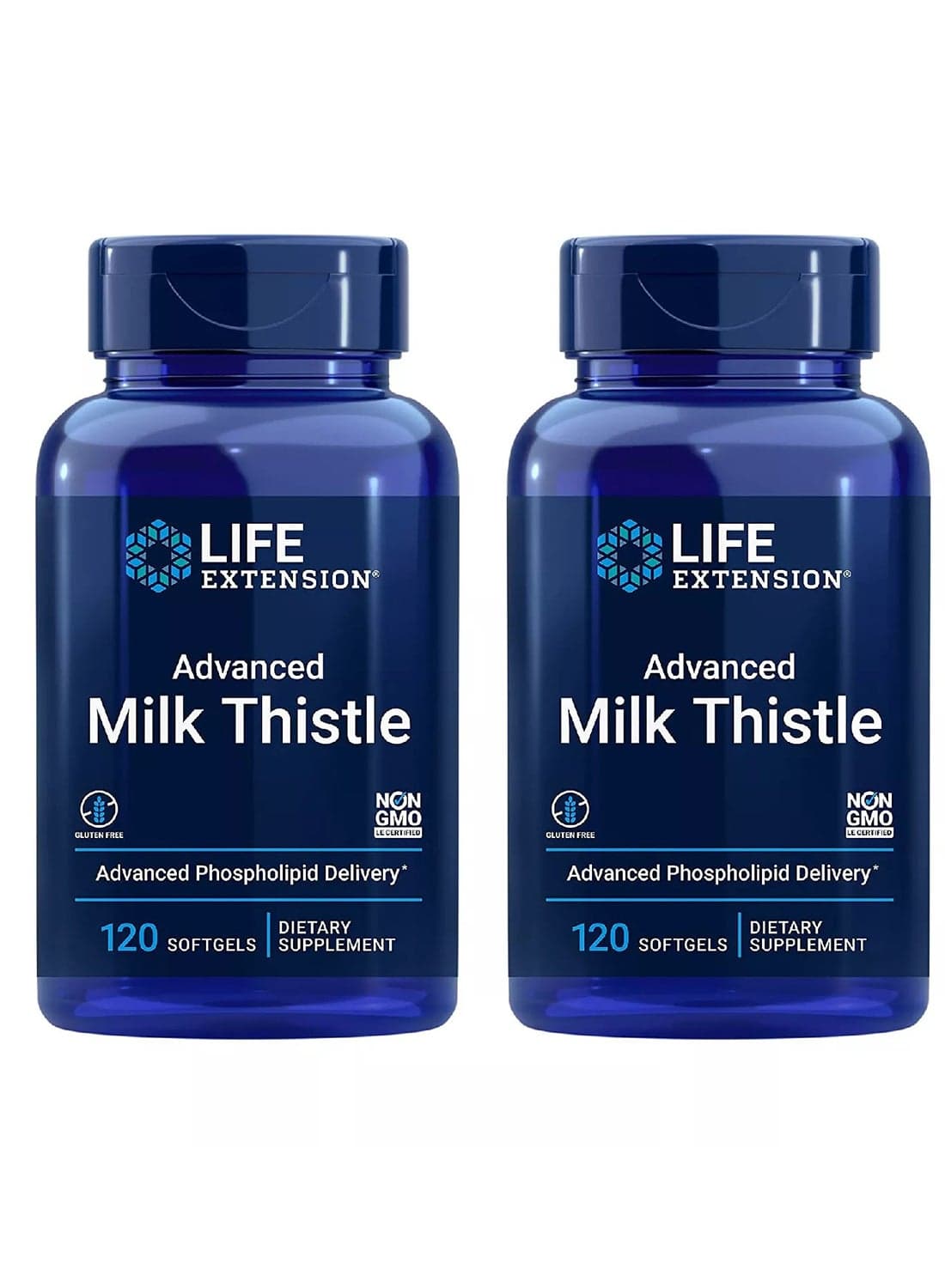 (Pack of 2) Advanced Milk Thistle 2x120 Softgels