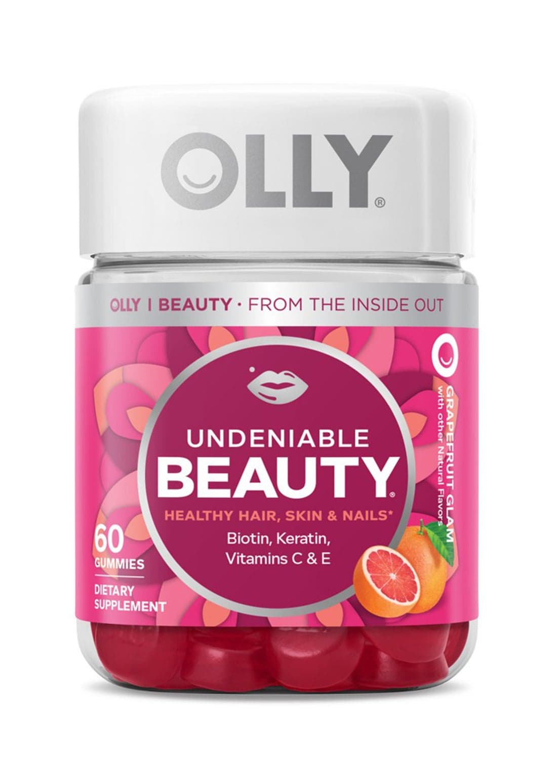 Undeniable Beauty, Grapefruit, 60 Gummies