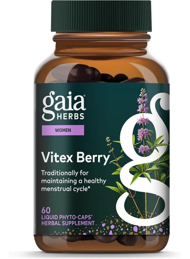 Vitex Berry Herbal Supplement - 60 Vegan Capsules