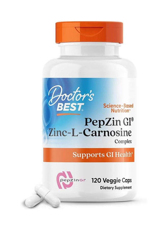 PepZin GI, Zinc-L-Carnosine Complex, 120 Veggie Caps