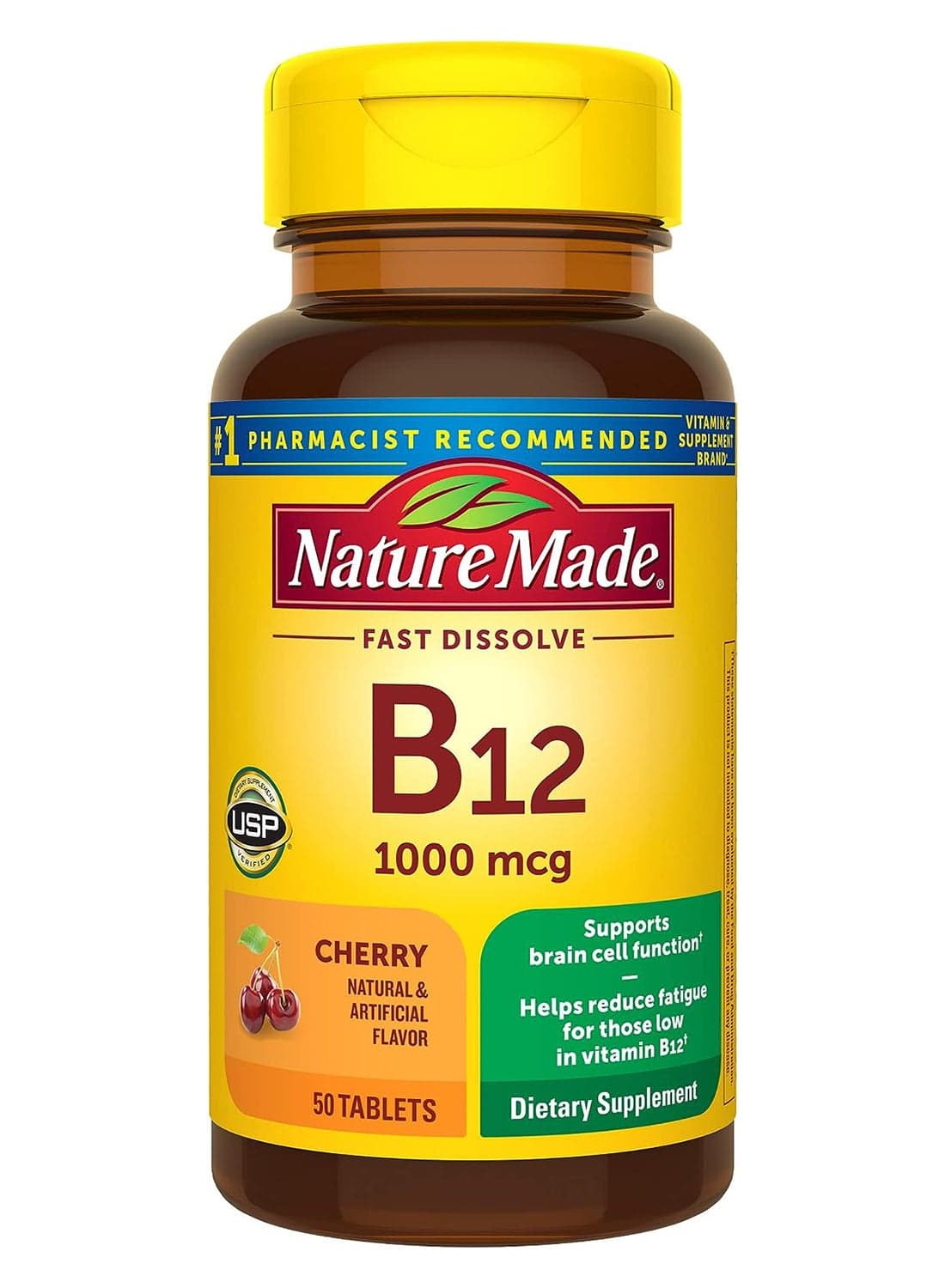 Fast Dissolve B-12, 1000mcg - 50 Tablets