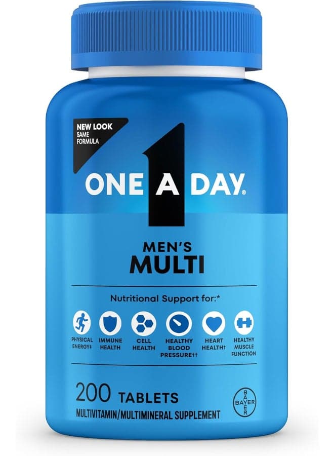 One-A-Day Multivitamin Supplement - 200 Tablets