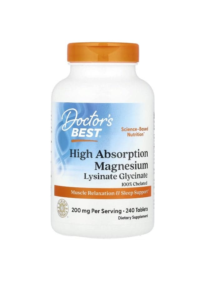 High Absorption Magnesium 200Mg 240 Tablets Packaging May Vary