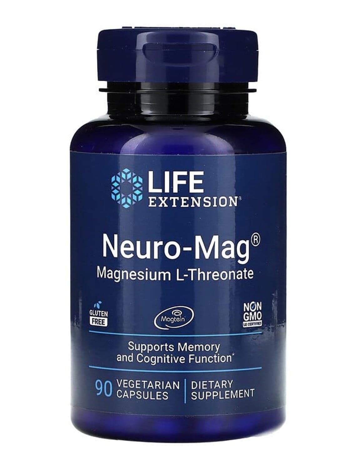 Neuro-Mag Magnesium L-Threonate Dietary Supplement- 90 Vegetarian Capsules