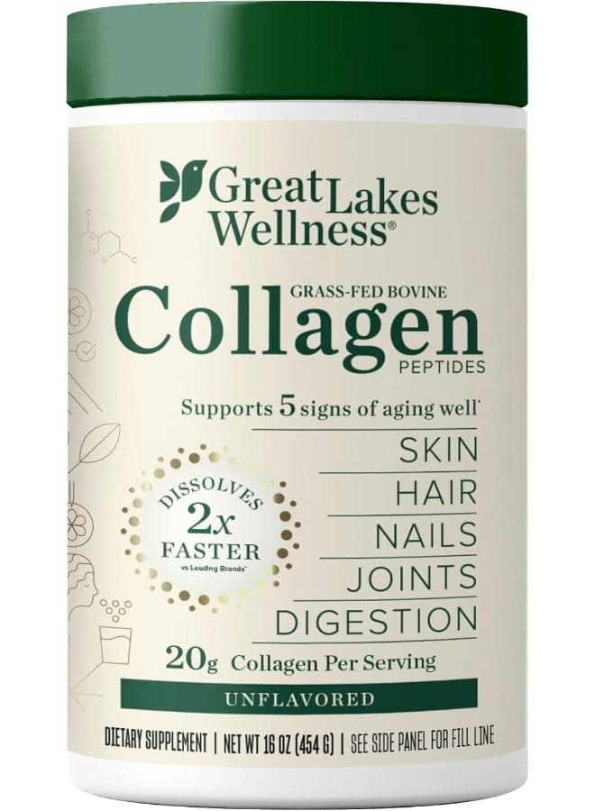 Collagen Peptides, Unflavored, 16 oz Packaging May Vary