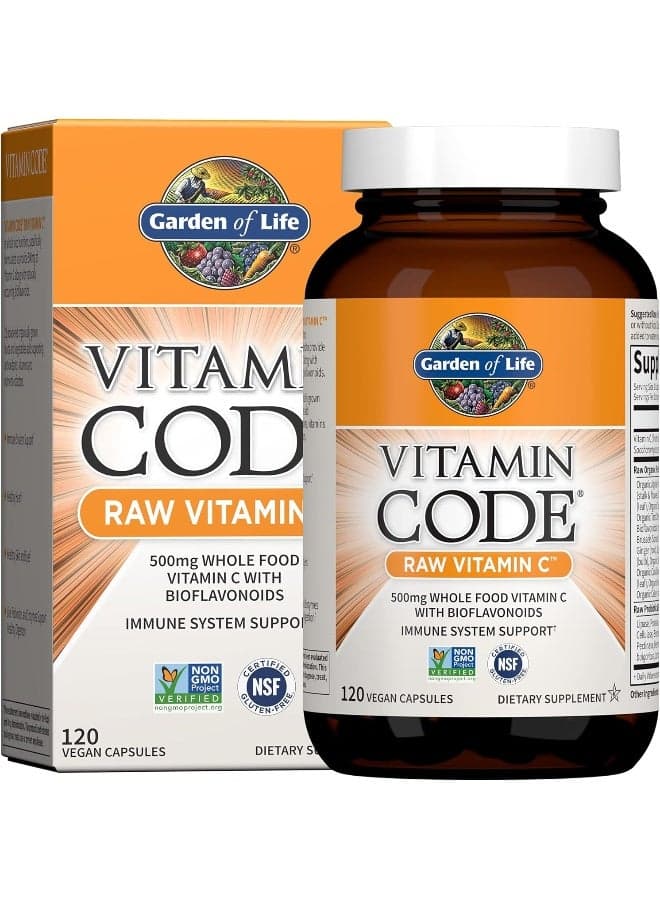 Vitamin Code, RAW Vitamin C, 120 Vegan Capsules Packaging May Vary
