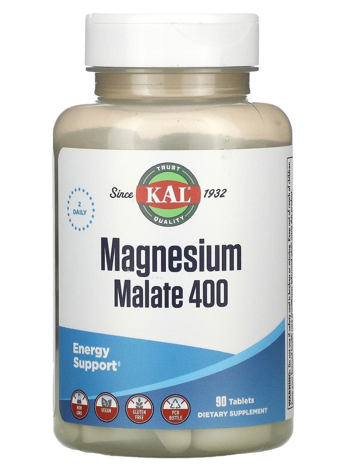 Magnesium Malate 400 Supplemet - 90 Tablets