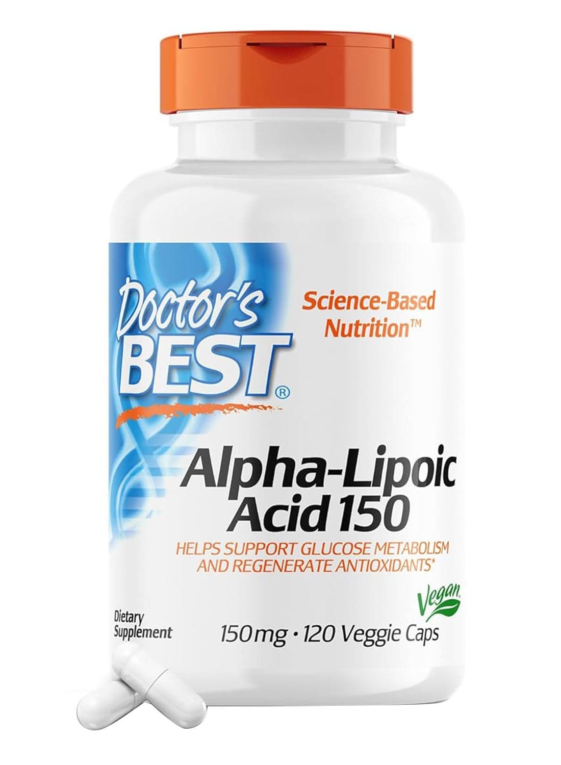 Alpha Lipoic Acid Dietary Supplement 150 Mg - 120 Veggie Caps