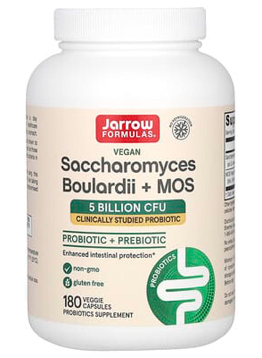 Saccharomyces Boulardii + MOS Probiotic Supplement - 180 Veggie Caps