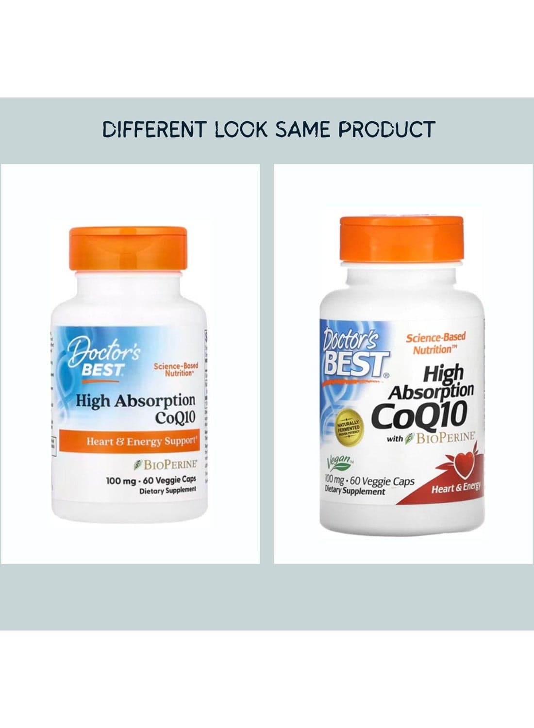 High Absorption CoQ10 with BioPerine, 100 mg, 60 Veggie Caps