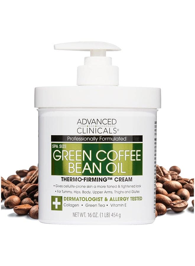 Green Coffee Bean Oil Thermo-Firming Cream 16 Oz Packaging May Vary