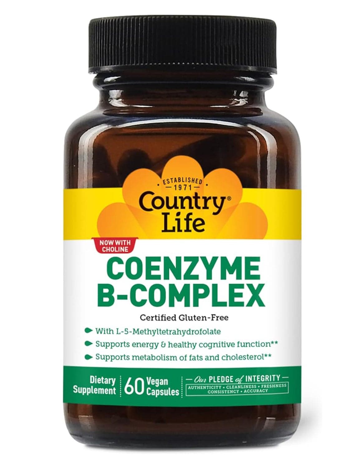 Coenzyme B-Complex Caps - 60 Vegan Capsules