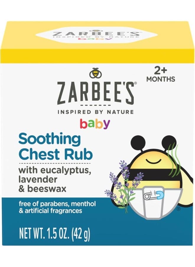 Baby Soothing Chest Rub, (1.5 oz) Packaging May Vary