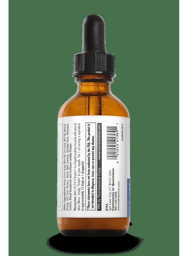 D-3 K-2, Immune Support DropIns™ (2 fl.oz)