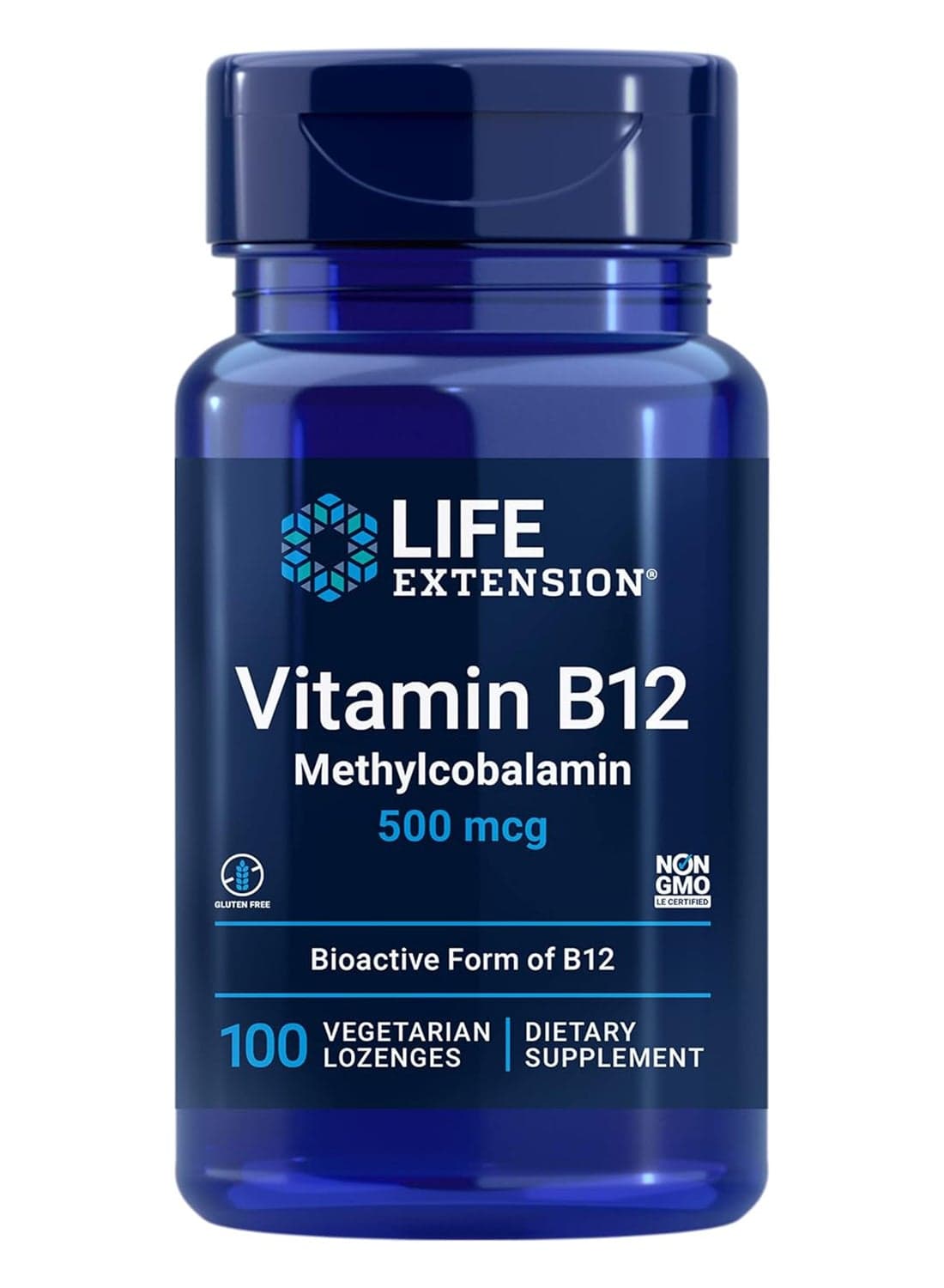 B-12 500 mcg Dietary Supplement - 100 Lozenges