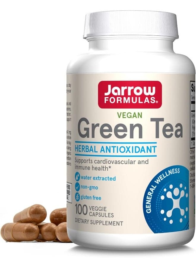 Vegan Green Tea Herbal Antioxidant 100 Veggie Capsules