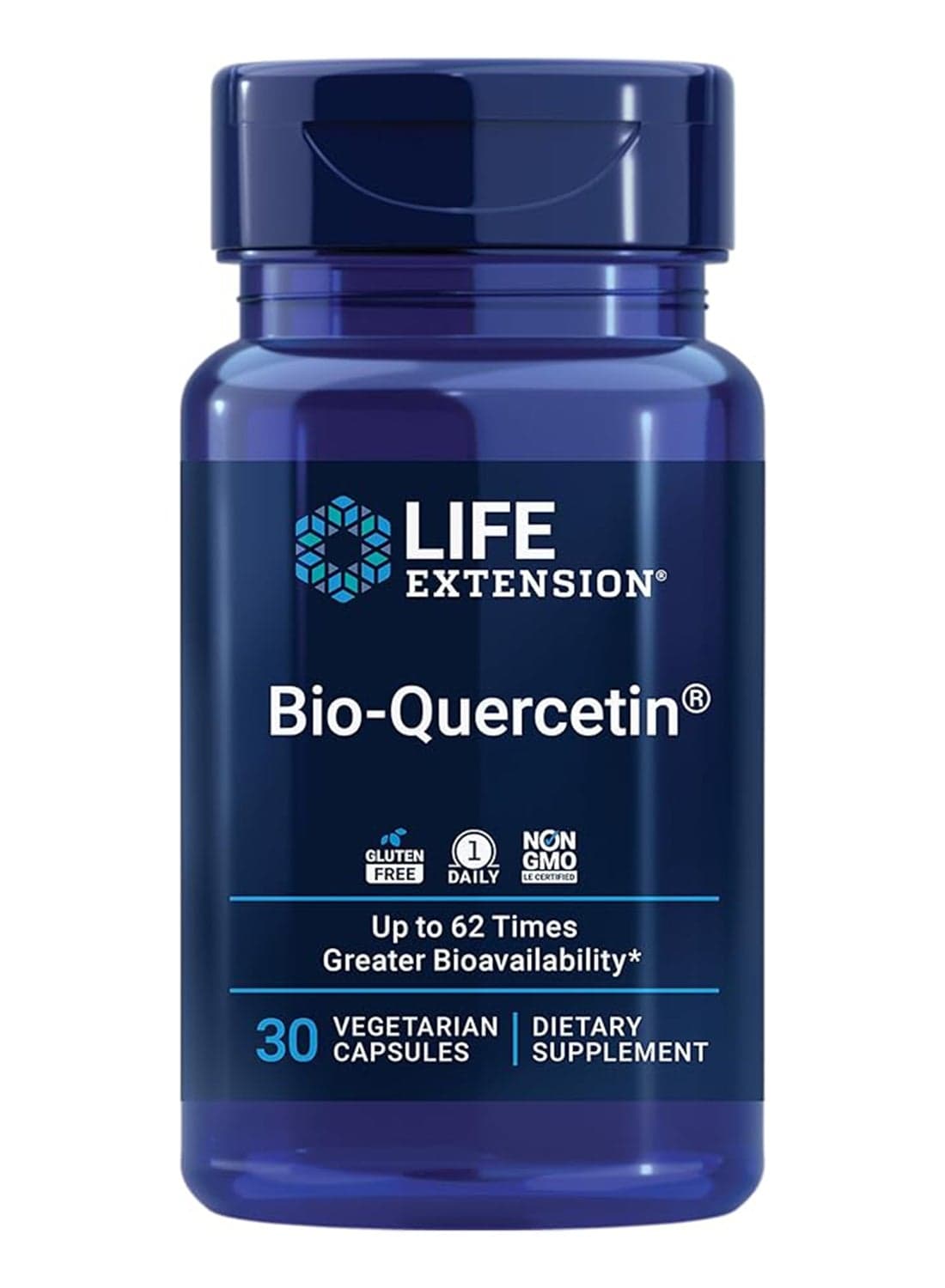Bio-Quercetin Dietary Supplement - 30 Vegetarian Capsules