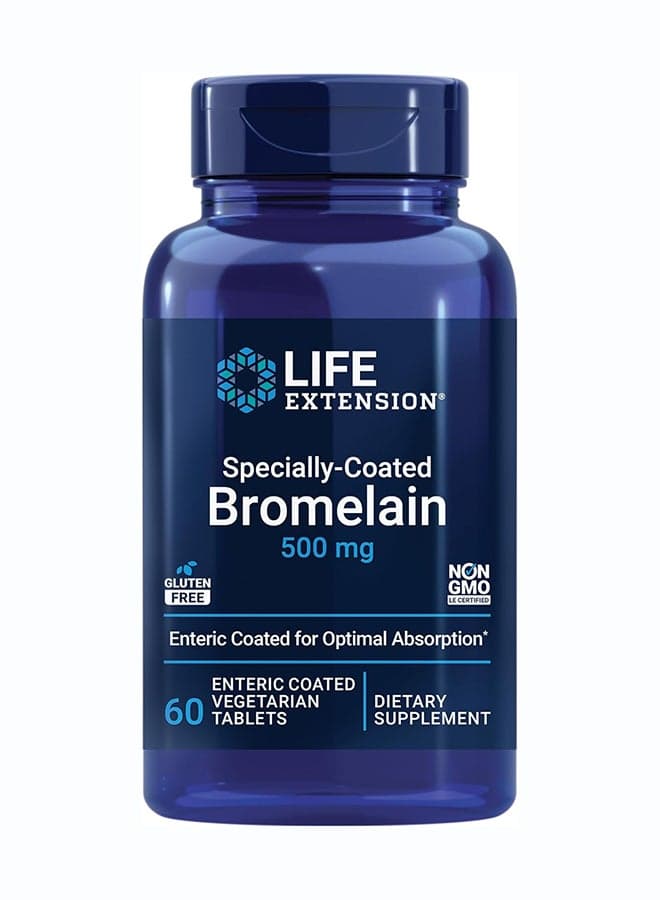 Specially-Coated Bromelain Dietary Supplement 500 Mg - 60 Tablet