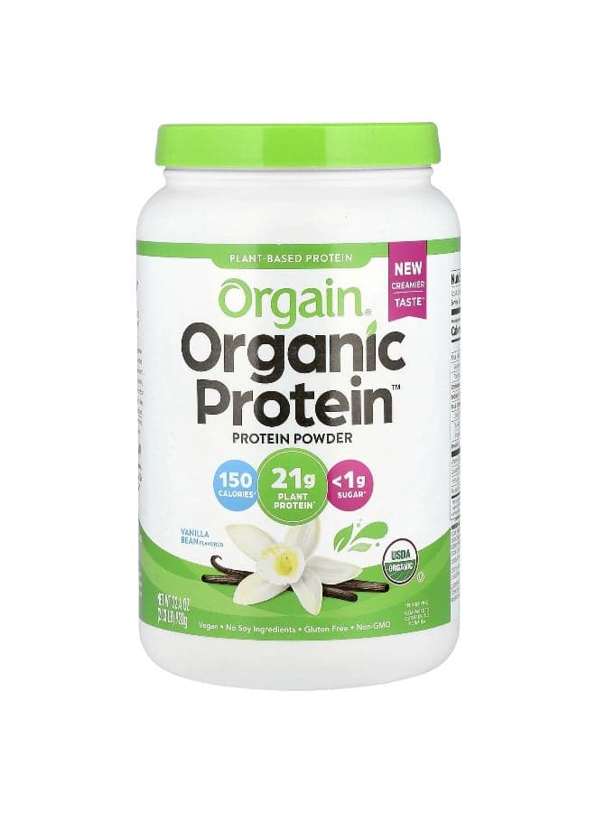 Orgain Organic Protein Powder Vanilla Bean 2.03 Lb