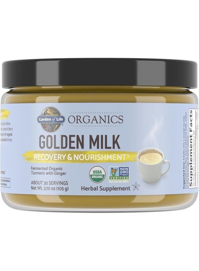 Golden Milk Recovery And Nourishment Herbal Supplement 30 servings 3.70 oz (105g)