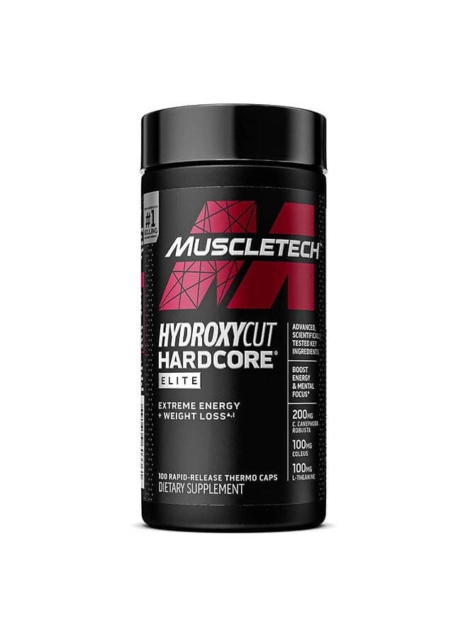 Hardcore Elite Dietary Supplement - 100 Capsules